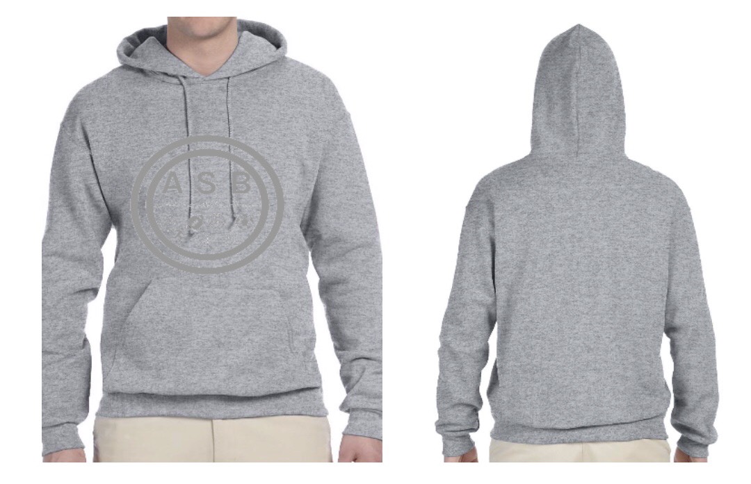 ASB Hooded Sweater – Heather Gray – Athletic Scholars Brand